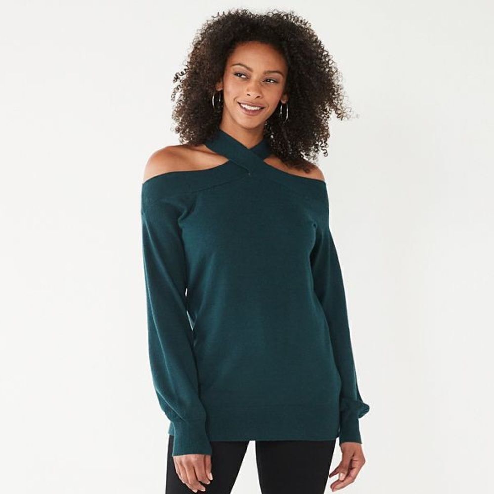 ✨HP✨Crisscross Off Shoulder Sweater✨